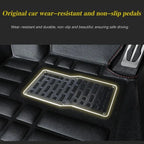 Car LHD Floor Mats for Honda HR V 2016~2022 HR-V HRV RU Vezel Leather Panel Liner Carpet Custom Foot Part Inner Rug Accessories