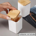 Kitchen Toothpick Box Household Tooth Pick Holder Container Living Room Portable Toothpick Dispenser Storage Bucket Storage Box