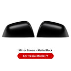 Tesla Model 3/Y ABS Carbon Fiber Look Side Rearview Mirror Cover
