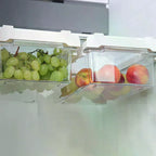 Kitchen Storage Box Fruit Vegetable Preservation Organizer Transparent Egg Container Under-shelf Refrigerator Drawer