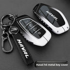 Leather Car Key Case Cover for Great Wall Haval H6 2024 H9 2024 H2 M6 Cool Dog Plus Owl Dragon MAX F7 F7X F7H H8 H3 Accessories
