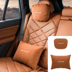 For CHERY JETOUR t2 t3 X70 X70S X70M X90 PLUS X95 Car Headrest Lumbar Support Seat Neck Pillow Breathable Suede Pillow Accessory