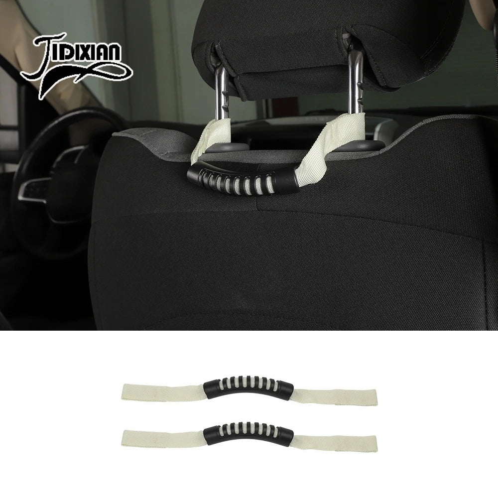 JIDIXIAN Car Seat Headrest Grab Handle for Jeep for Dodge for Ford F150 for Jimny for Chevrolet for GMC for Chrysler for 4Runner