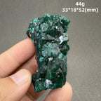 Natural Congo green Dioptase Mineral specimen + healing quartz crystals and stones rock gemstone