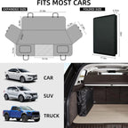 Pet Car Seat Protector Anti Slip Waterproofing Dog Car Seat Cover 600D Oxford Cloth Reinforced Stitching with Straps for Travel