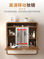 Wall-Mounted Dresser Modern Minimalist Makeup Table Small Apartment Bedroom Internet Celebrity Ins Mini Dresser