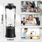 Electric Portable Juicer Mixer 600ml Mini Electric Juicer USB Rechargeable Fresh Fruit Machine Milkshake Smoothie Blender Mixing