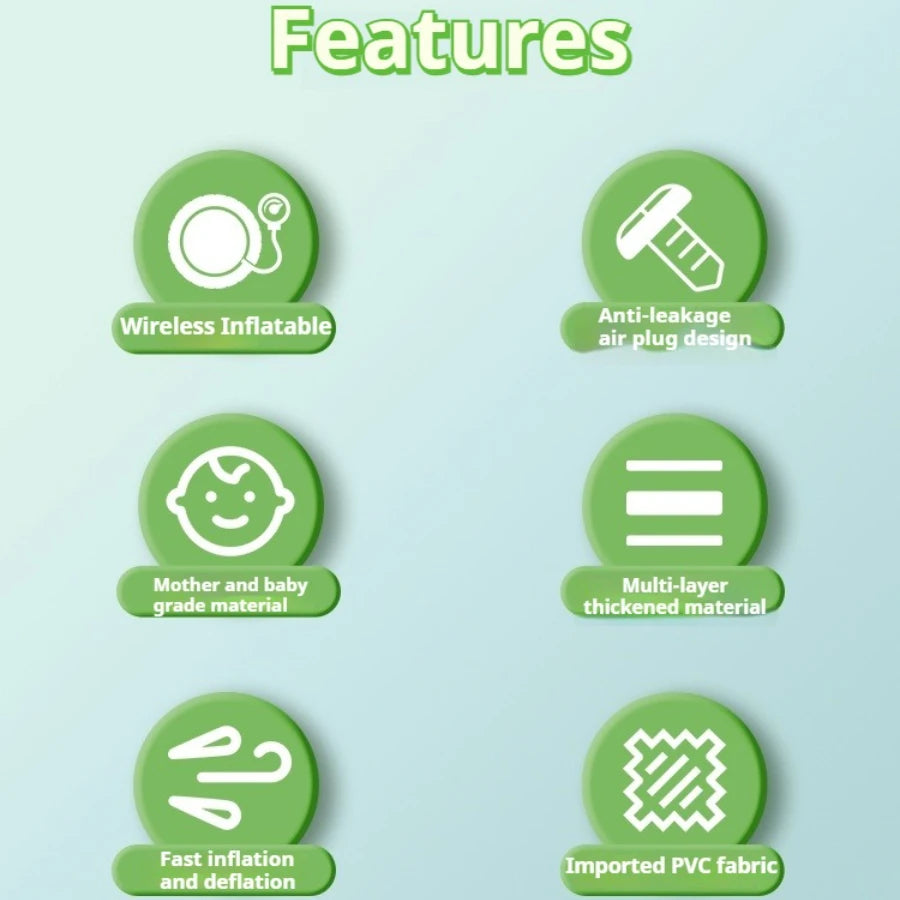 Summer family outdoor thickened inflatable swimming pool, float boat with sunshade, slide, family oversized water toys