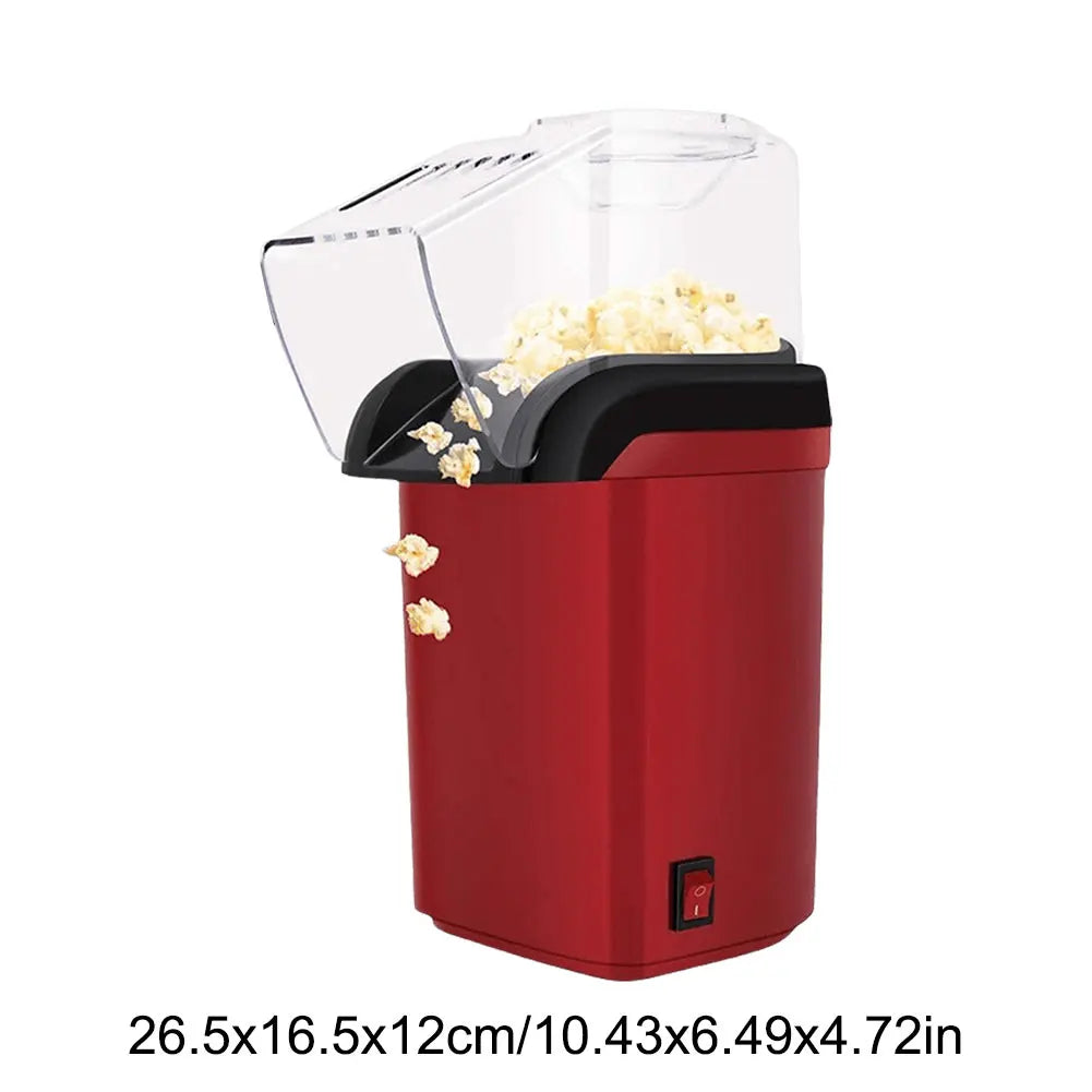 High Popping Rate Popcorn Machine for Home Kitchen Mini Popcorn Machine  Fully Automatic Popcorn Machine Electric Air Popper