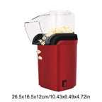 High Popping Rate Popcorn Machine for Home Kitchen Mini Popcorn Machine  Fully Automatic Popcorn Machine Electric Air Popper
