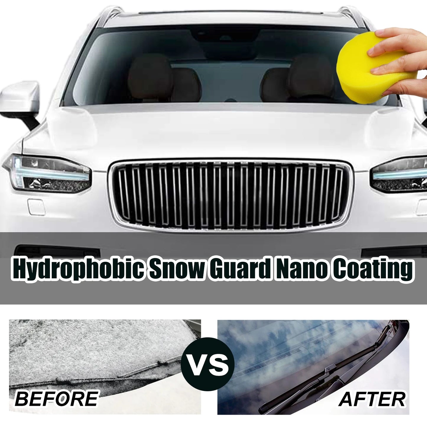 Car Snow Removal Cleaning Cream For Car Windows Snow Removal Anti-Icing Anti-Freezing Car Window Defrosting Cream