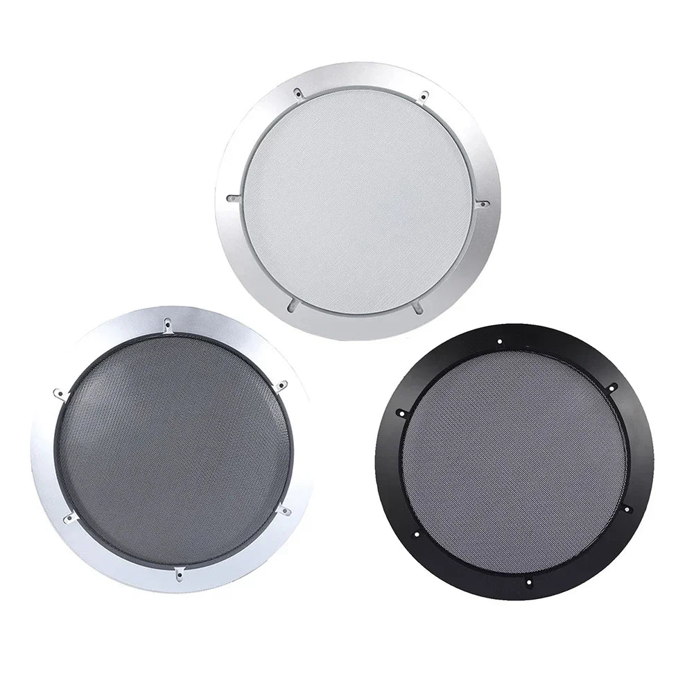 Professional 12 Inch Speaker Net Cover Car Home Mesh Enclosure Frame Wire Grilles Circle Speaker Protective Cover Accessories
