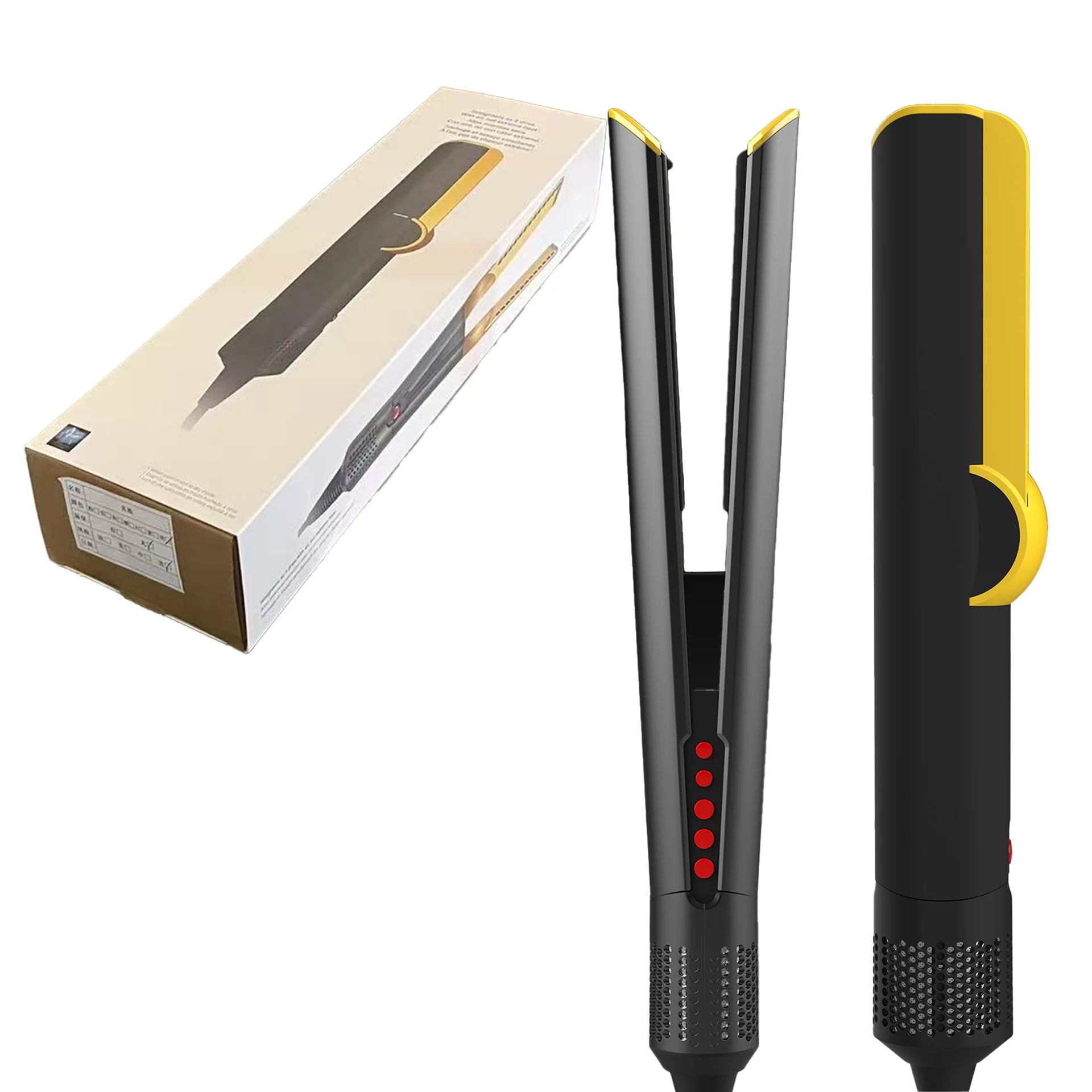 Hot Air Brush 5 in 1 Hair Dryer Brush Negative Ionic Detachable Hair Dryer  Styler Air Culer Wand Hair Straightener Brush Blow