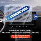 YZ Tempered Glass Film Protector For Tesla Model Y Juniper  Model 3 Highland 2024 2025 Rear Row Center Control Screen Protective