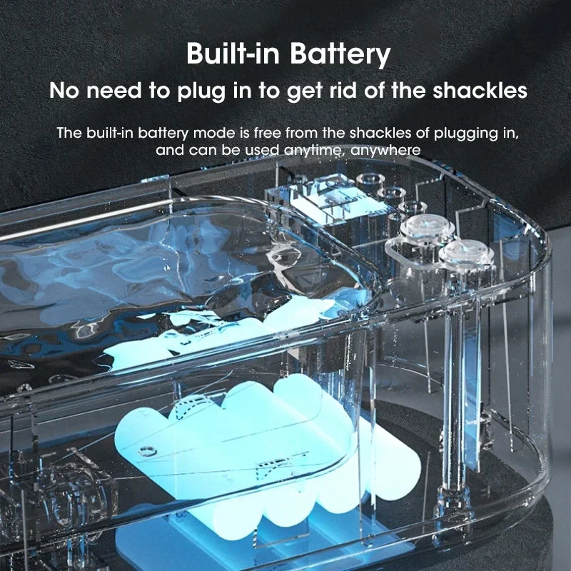 Ultrasonic Cleaning Machine Mini High-frequency Vibration Cleaning Adjustable Glasses Jewelry Pacifier Timed Cleaning Tool