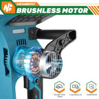 12 Inch Cordless Brushless Electric Chainsaw 18000RPM  Rechargeable Garden Wood Cutting Logging Saw For Makita 18V Battery Pin