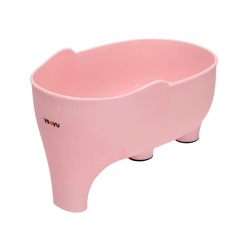 Elephant Drain Basket Multifunctional Kitchen Sink Drain Basket Home Kitchen Living Room Vegetable and Fruit Washing Basket