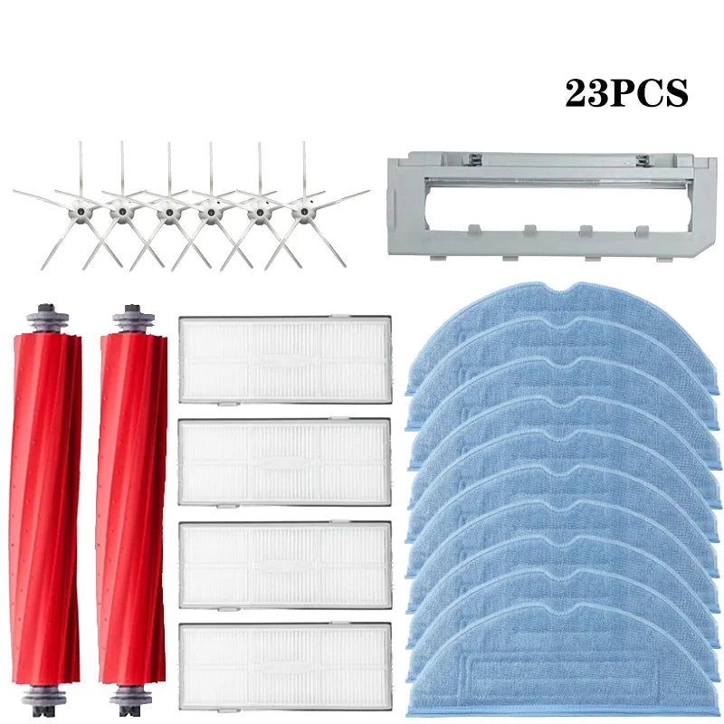 For Xiaomi Roborock S7 S70 S75 S7 Max T7S / T7S Plus Hepa Filter Mop Cloth Main Side Brush Vacuum Cleaner Parts Accessories