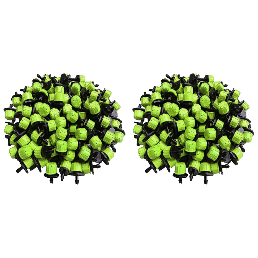 1000-100pcs Adjustable Irrigation Drippers Sprinklers 8 Holes Garden Potted Plant Water Dropper Head Watering Irrigation System