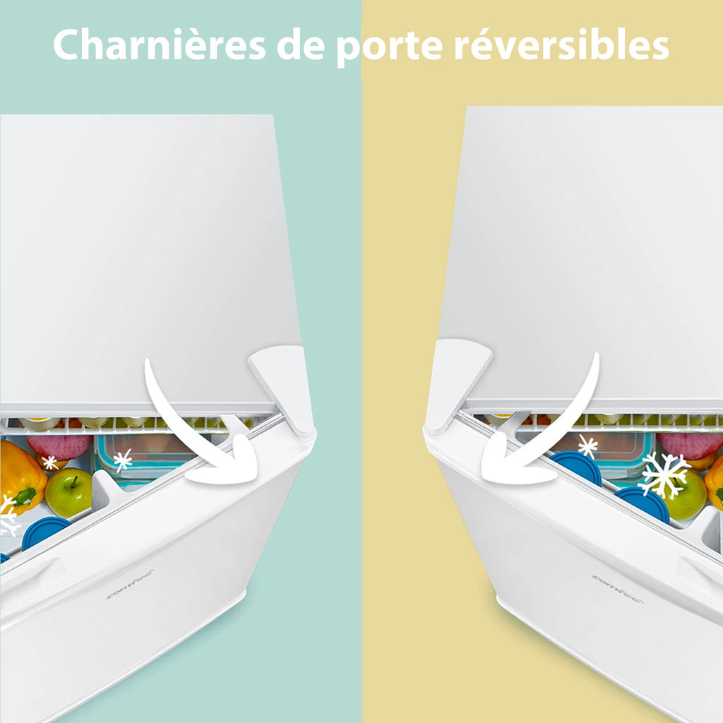 COMFEE' RCD50WH2(E) Mini Cafè fridge, small and silencer, single-piece door, for hotel applications