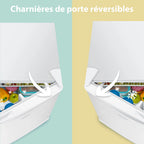 COMFEE' RCD50WH2(E) Mini Cafè fridge, small and silencer, single-piece door, for hotel applications