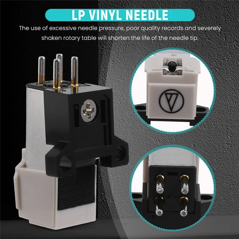 AU47-AT3600L Magnetic Stylus LP Vinyl Record Player Needle for Turntable Phonograph Platenspeler Records Player 2PCS