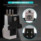 AU47-AT3600L Magnetic Stylus LP Vinyl Record Player Needle for Turntable Phonograph Platenspeler Records Player 2PCS