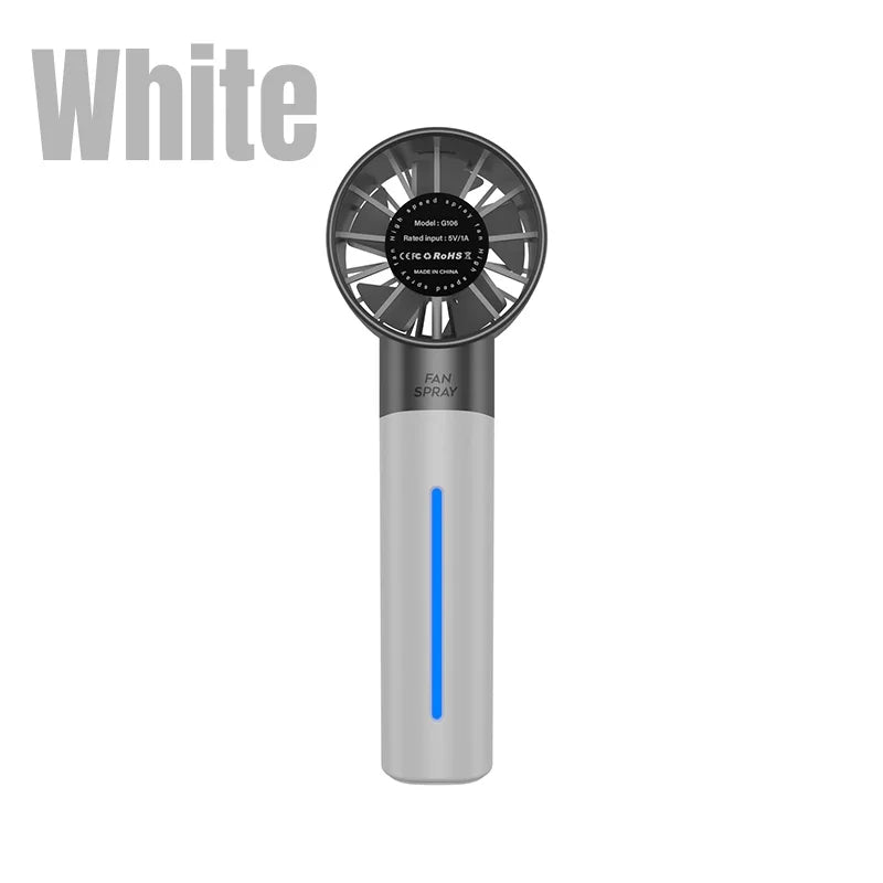 Xiaomi Summer Portable Humidifier Fan 5 wind Speeds USB Rechargeable H
