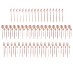 24Pcs/90Pcs Flatware Set Stainless Steel Silverware Utensil Kitchen Tableware Forks Knives Spoons Cutlery for Home Restaurant