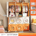 Partitions Bedroom Folding Economic Designer Wardrobe Modern Space Saving Clothes Cabinets Simple Dressers Cube Hotel Furniture