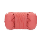 Summer Car Headrest Lumbar Nappa Leather Support Pillow Set Soft Comfortable Breathable Car Neck Pillows Car Seat Accessories