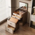 Mini Nail Vanity Table Small Storage Makeup Chair Desk Dressing Table Women Bedside Girl Tall Mesa De Maquillaje Home Furniture