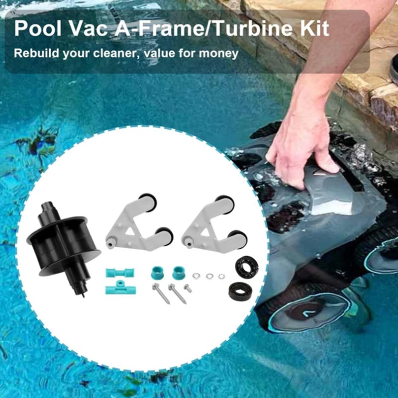 ZIZI AXV621DAT Pool Vacuum A-Frame/Turbine Kit For Hayward Aquabug Navigator Pro Wanda AXV036BP, AXV601CAT