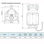 100 GPD Self Priming RO Water Booster Pump in Reverse Osmosis System SP2600