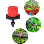 100-1000PCS Irrigation Drippers Sprinklers Adjustable Water Dropper Head Sprinkler Flow Head Garden Watering Irrigation System