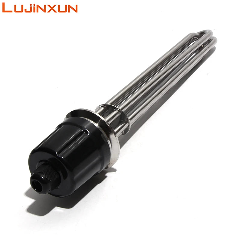 LUJINXUN Tri Clamp Heating Element G2"/1.5" Ten Immersion Water Tubular Electric Heater for Brewing 1.5KW-12KW SUS304 220V 1pc