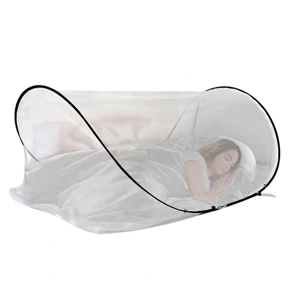 Fly Mesh Tent Portable Pop Up Mosquito Net Tent for Bed Lightweight Folding Net Tent for Indoor Outdoor Camping for Travel