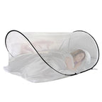 Fly Mesh Tent Portable Pop Up Mosquito Net Tent for Bed Lightweight Folding Net Tent for Indoor Outdoor Camping for Travel
