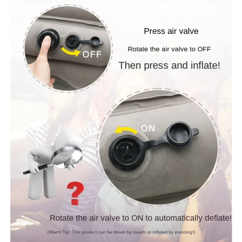 Upgraded Inflatable Travel Pillow