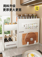 Kitchen Shelf Multifunctional Pull-out Very Narrow Side Seasoning Shelf