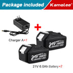 Kamolee 18V 6000mAh Li-ion Battery BL1860 Hand drill Battery Power tools Support Kamolee tools