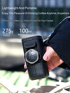 Hand-pressed Portable Coffee Machine Outdoor Portable Espresso Capsule Coffee Machine  Handheld Pressure Espresso Coffee Maker