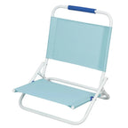 Beach Sand Chair, Teal, Durable Weather Resistant Fabric, Powder-coated steel frame for rust-resistance, Folds flat for storage