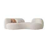 (VIP1) Cream style sofa modern simple living room small apartment reception lounge area fabric sofa