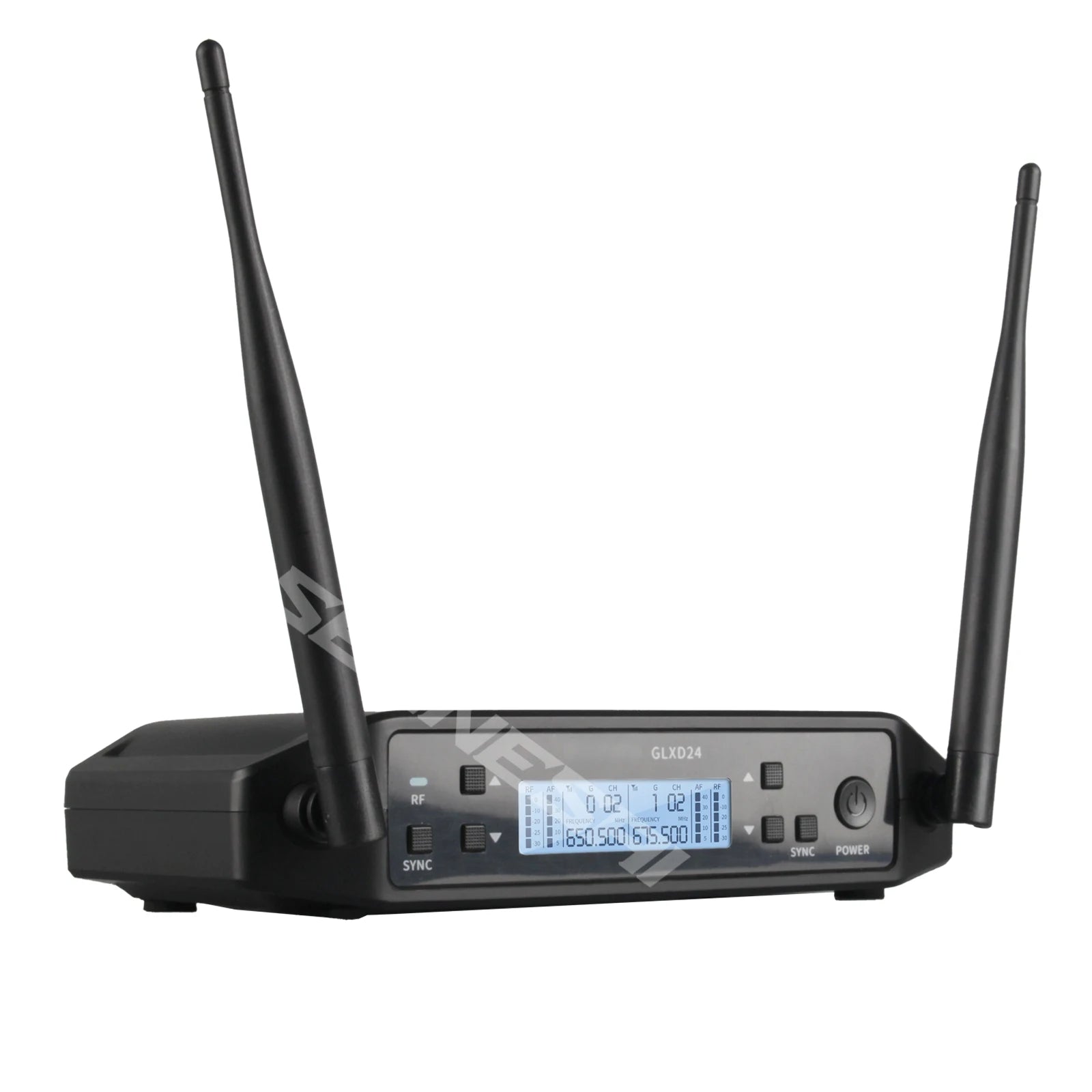 SENNESAI GLXD24 B58 Professional Dual Wireless Microphone 600-699MHz System Stage Performances UHF Dynamic 2 Channel Handheld