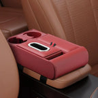 Car Armrest Box Heightening Pad Multifunctional Storage Box Water Cup Case Luxury Vehicle Storage Tissue Holder Organizer N3F6