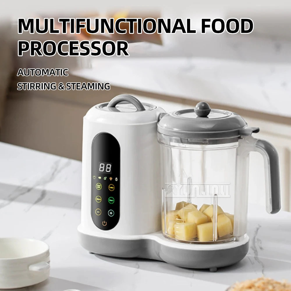 Multifunctional Food Processor Blender Baby Food Grinder Stirring Warming Cooking Machine Küchenmaschinen