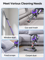 Laresar V10 Lite 38000Pa Cordless Vacuum Cleaner Handheld Strong Suction Button Smart Home Appliance for Carpets Hair 45 Mins