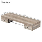 Wall-mounted Vanity Desk, Floating Vanity Shelf with Drawers, Dressing Table ,Computer Table Desk, Home Office Desk