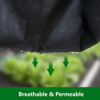 Garden Landscape Fabric Weed Barrier Heavy Duty Driveway Gardening Mat Polypropylene Ground Cover Flower Vegetable Raised Beds L